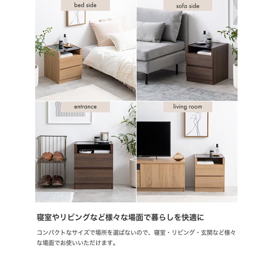 ナイトテーブル サイドチェスト サイドテーブル サイドキャビネット
