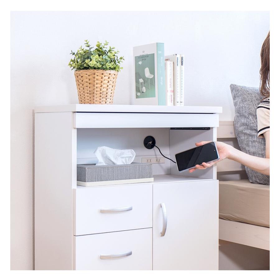 テレビ台 ハイタイプ 白 収納 完成品 ハイ 幅60 高さ80 奥行30水槽台