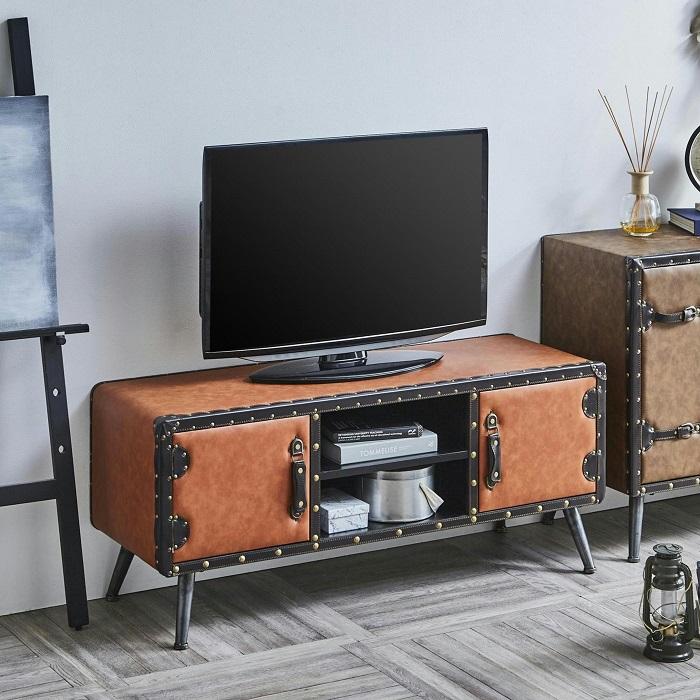 テレビ台 テレビボード 120 アンティーク レトロ TVボード ロータイプ