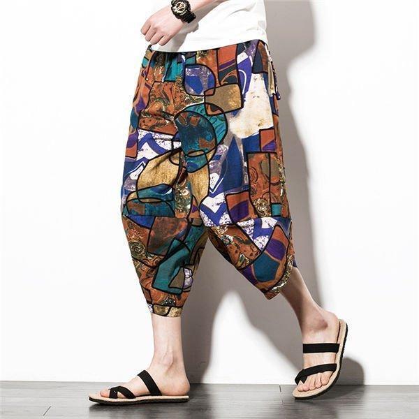 KTZ 名作 完売品 総柄 スウェット サルエルパンツ ハーフパンツ