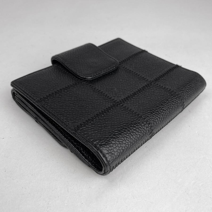 ストア シャネル 折財布 財布 チョコレートバー CCロゴ エナメル