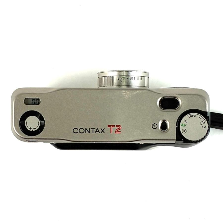 コンタックス CONTAX T2 チタンシルバー フィルム コンパクトカメラ
