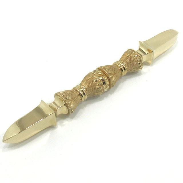 新品 24金張り 独鈷杵 プルパ 金剛杵 仏教 特大サイズ 約23センチ 87