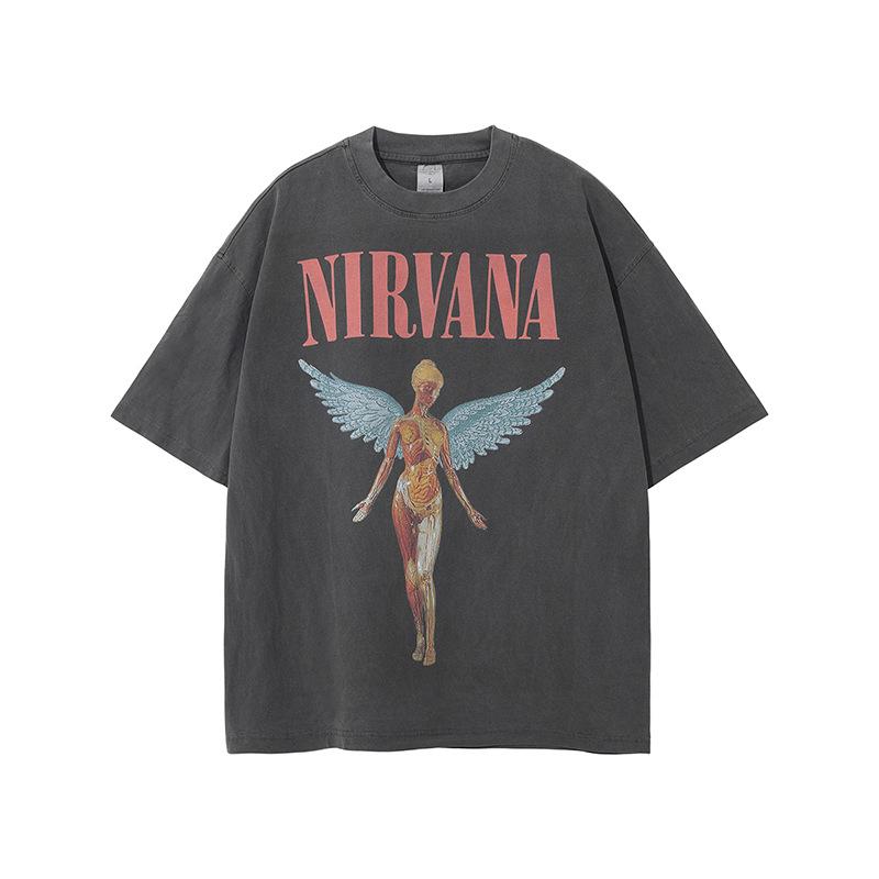 ニルヴァーナ Nirvana ニルバーナ Tシャツ 半袖 ロックTシャツ メンズ
