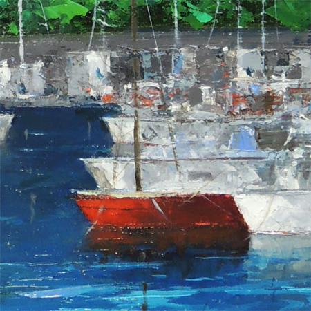 マグリット 肉筆手描きの油絵模写画 アルゴンヌの戦い マグリット 肉筆