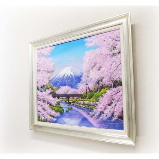 百合 油絵 F30号 百合油絵F30号