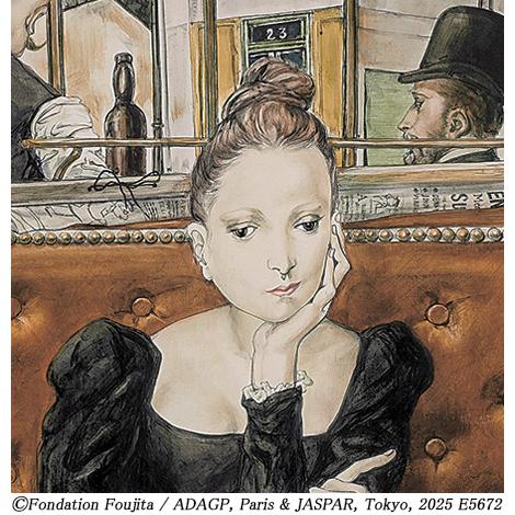 藤田嗣治/レオナール ・フジタ ( カフェ/ Cafe ) 代表作/ 複製画 藤田