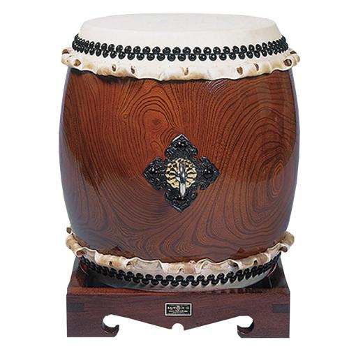 ≪太鼓の里 浅野≫太鼓匠・この道400年の浅野太鼓 長胴太鼓 欅製（バチ