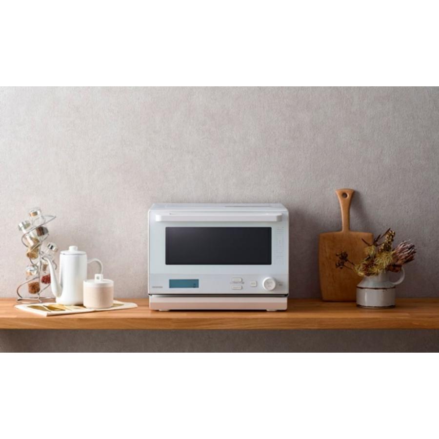 スチームオーブンレンジ 18L アイリスオーヤマ IRIS MO-F1808-CW