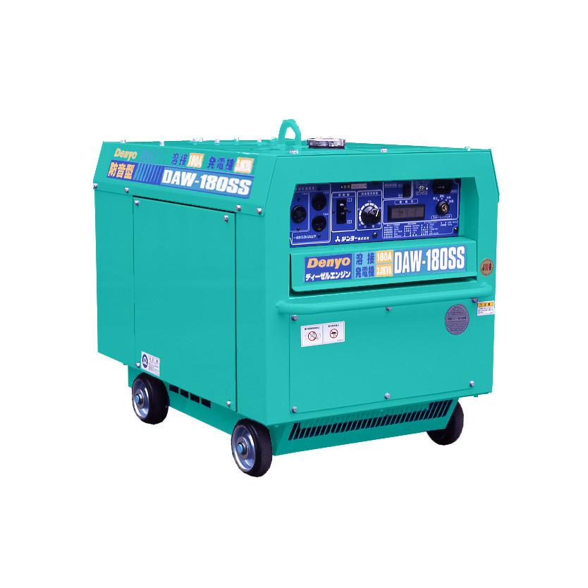 デンヨー 50000-200 (送料無料) エンジン溶接機 DAW-180SS 付属品付き