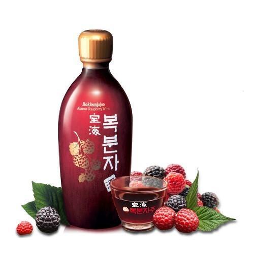 E-DON（イードン） 宝海 覆盆子酒（ボヘ ボクブンジャ酒）375ml/韓国