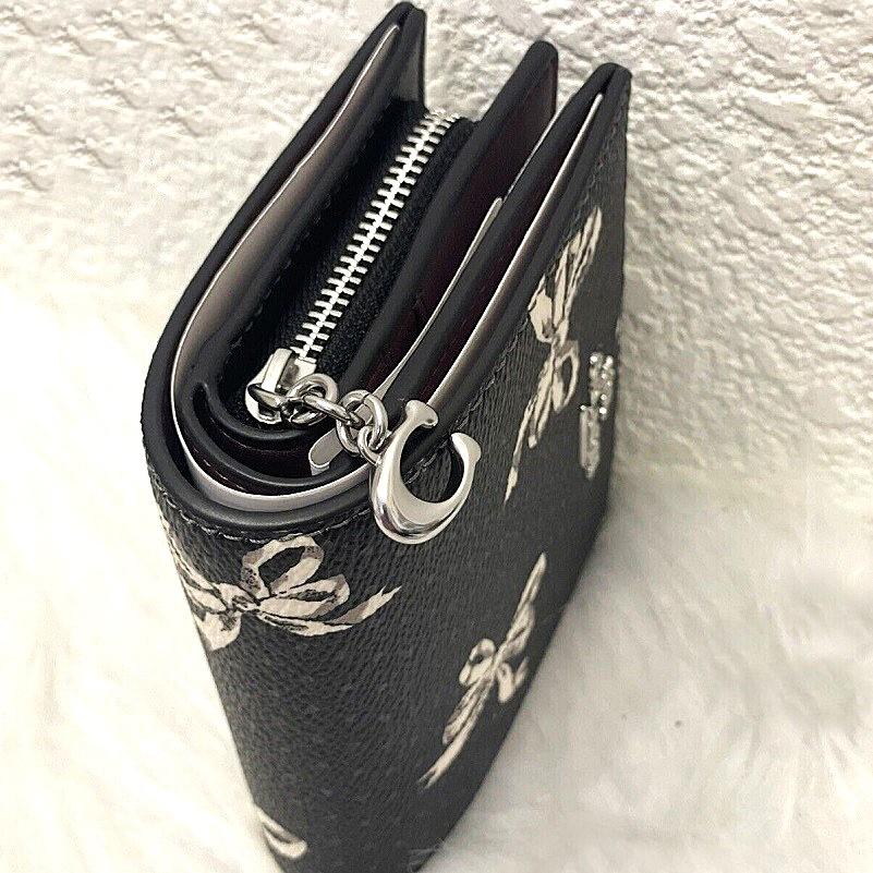 COACH（コーチ） 二つ折り財布 ミニ財布 リボン ファクトリー CZ346