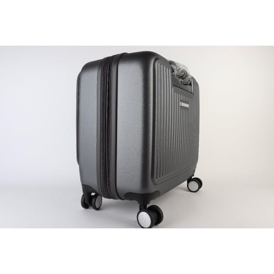 訳あり スイスミリタリー SM-C318 スーツケース 18インチ ダークグレー