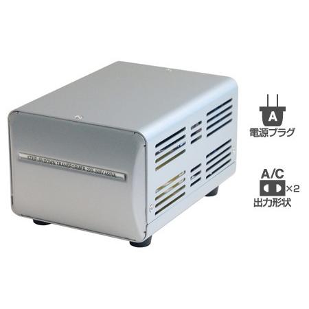 駐在や留学におすすめ【カシムラ】変圧器 TI-27 定格容量550W 駐在や