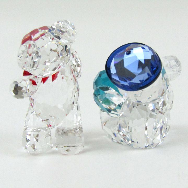 SWAROVSKI（スワロフスキー） 置物 2点セット クリスベア レッツプレイ