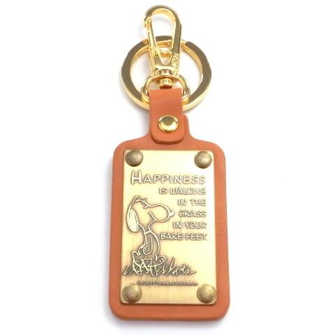 超希少！ スヌーピー レザーキーチェーン♥ レトロ 未開封 SNOOPY