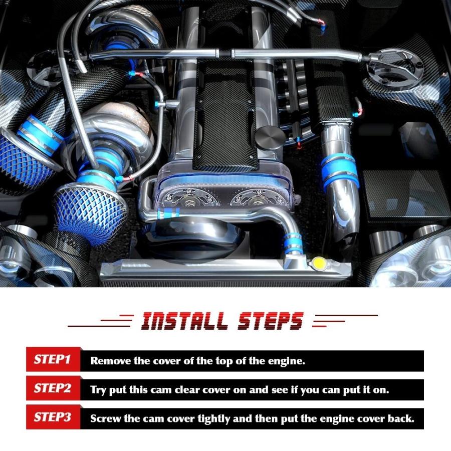 2JZ VVT-i 後期用 透明 クリアカムカバー スープラ アリスト等 2JZ VVT