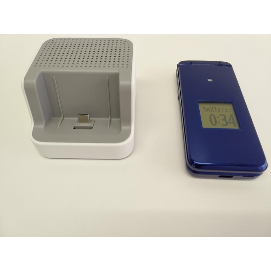 au 携帯電話 本体 充電器付き KYF43 かんたんケータイ ライト KYF43