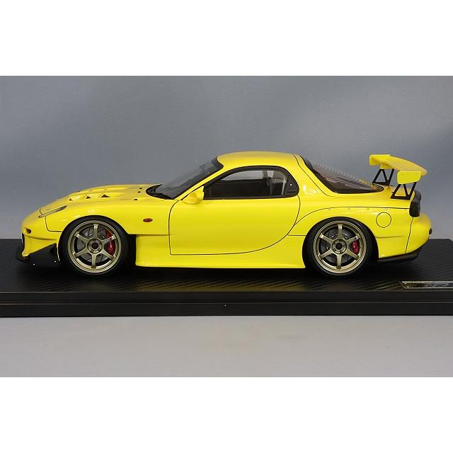イグニッションモデル 1/18 FEED RX-7 FD3S イエロー Ignition Model 1