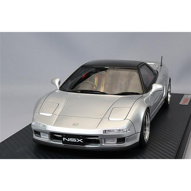イグニッションモデル 1/18 ホンダ NSX (NA1) シルバー/BBS LMタイプ17