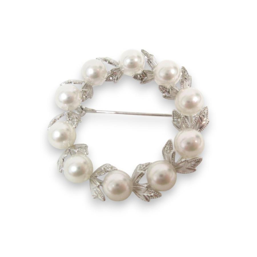 MIKIMOTO（ミキモト） 美品 6mmベビーパール 10粒 月桂樹 サークル