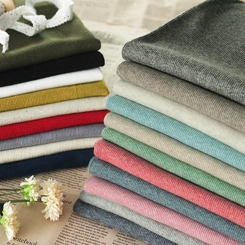 10cm単価 無杢 30/スパンテレコ リブニット 生地無地 コットン 生地 綿