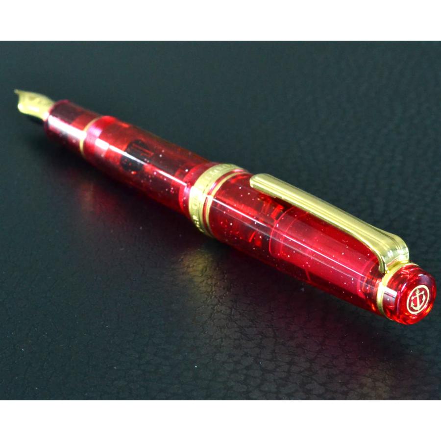 セーラー万年筆 オリジナル万年筆 ルビー ミュージック 赤・黒ペン