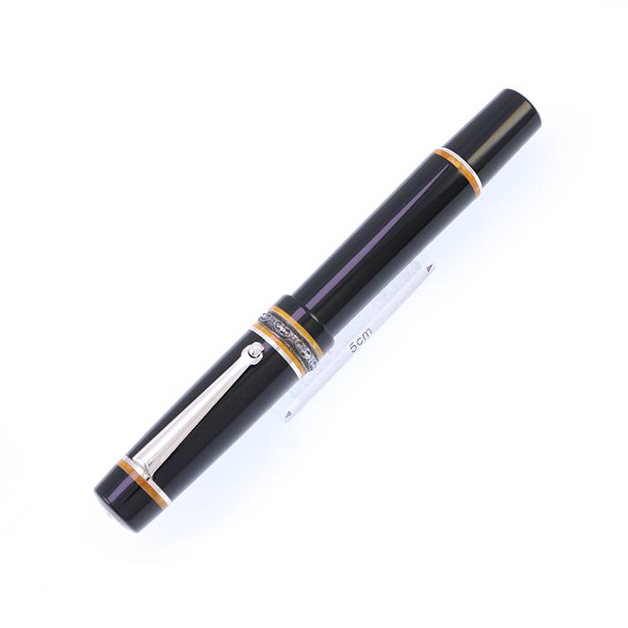 デルタ 万年筆 ドルチェビータ ミディアム ソワレ 18K/M 中古-良上品