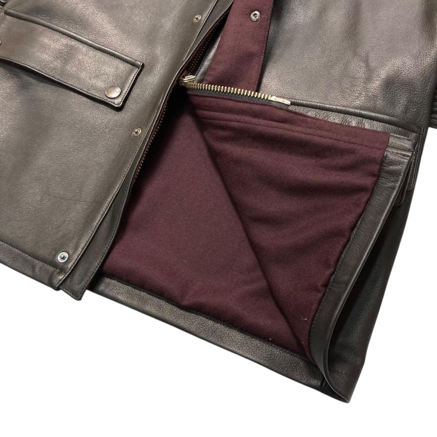 マーティー 【値下げ】MAATEE＆SONS 23AW LAMB LEATHER SUBMARINE JK