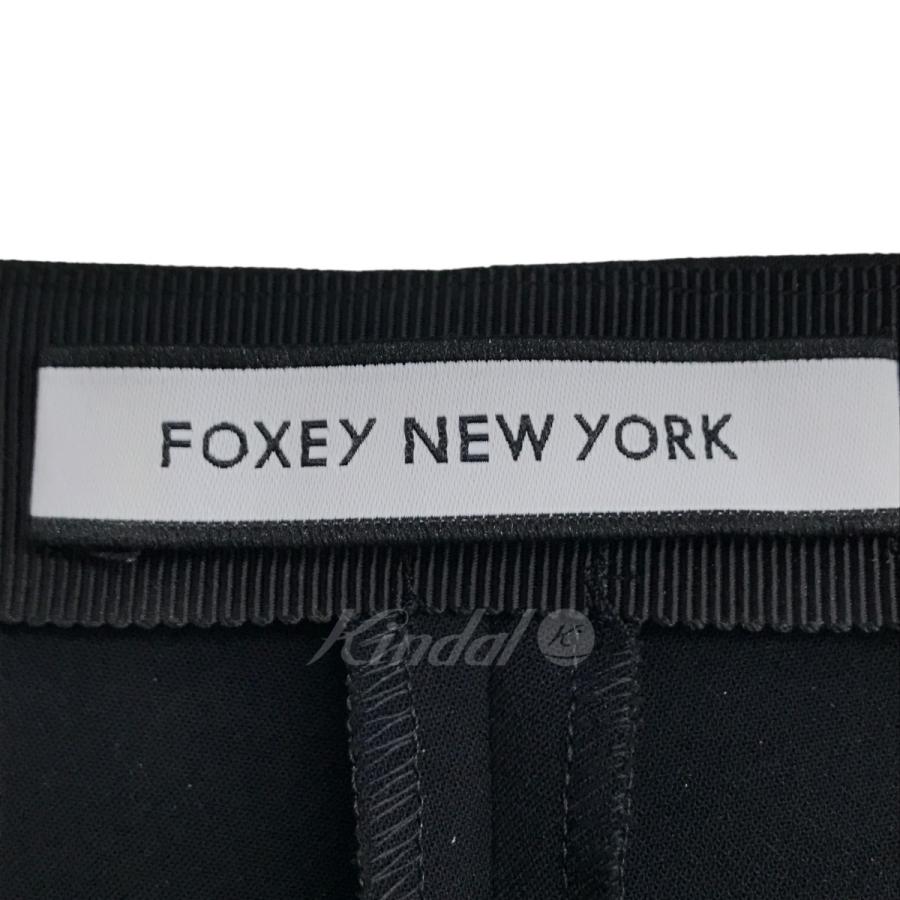 FOXEY NY ブラック フレアパンツ