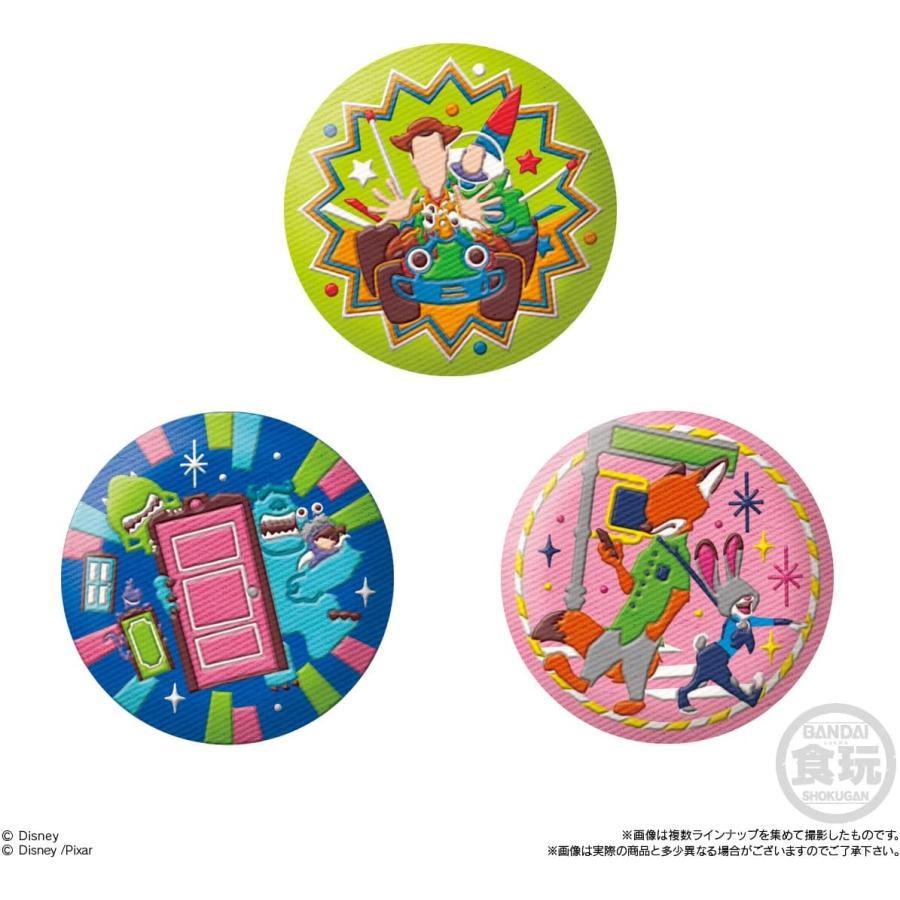 BANDAI（バンダイ） Disney Characters 刺繍缶バッジビスケット2 (バラ