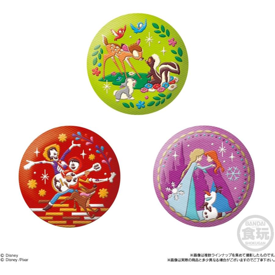BANDAI（バンダイ） Disney Characters 刺繍缶バッジビスケット2 (バラ
