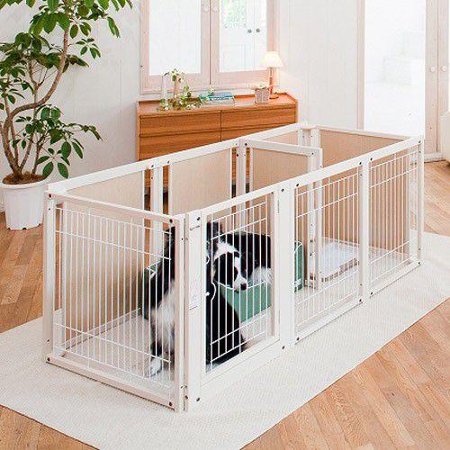 Kiinus（キーヌス） [サークルプラスF80Lpメッシュ] ペットサークル 犬