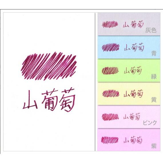 まとめ買い）パイロット 万年筆インキ iroshizuku 色彩雫 50ml 山葡萄