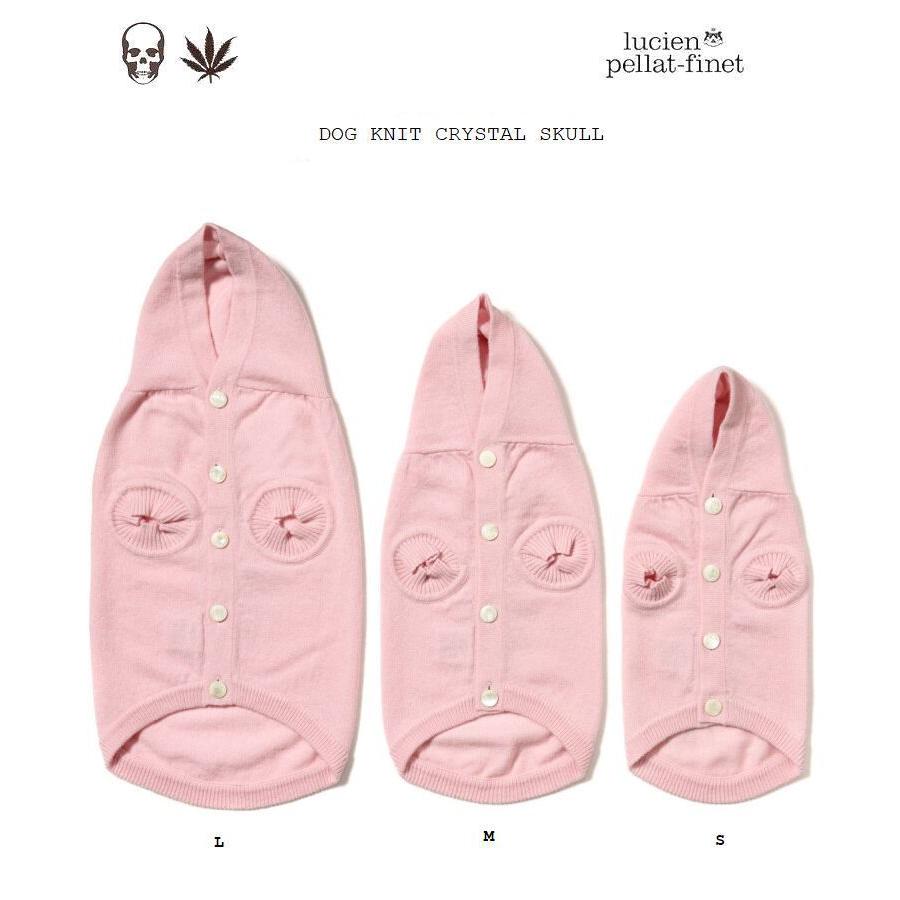 lucien pellat-finet スカルデザイン 犬服 Sカシミヤ100% ルシアン