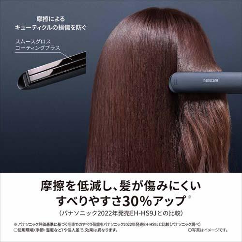 パナソニックヘアーアイロンストレート用 ナノケア EH-HS0J-K