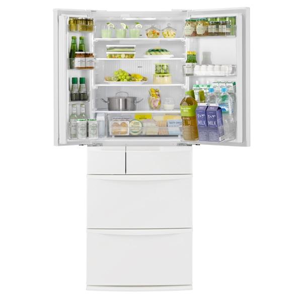 6/8まで】Panasonic 6ドア 冷凍冷蔵庫 NR-FVF454-W