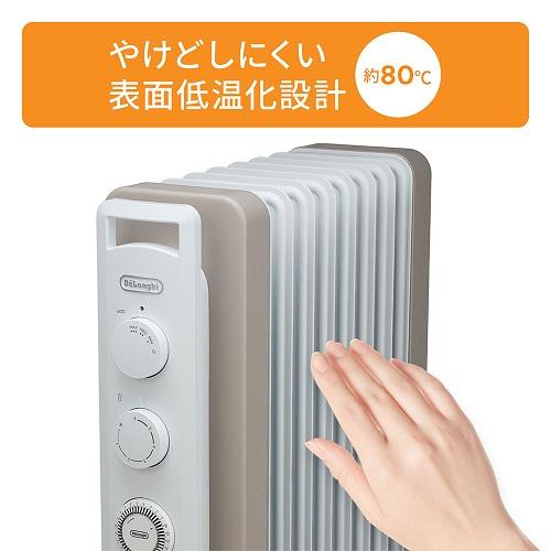 デロンギ（DeLonghi） ヴェルティカルド オイルヒーター RHJ21F0812-WH