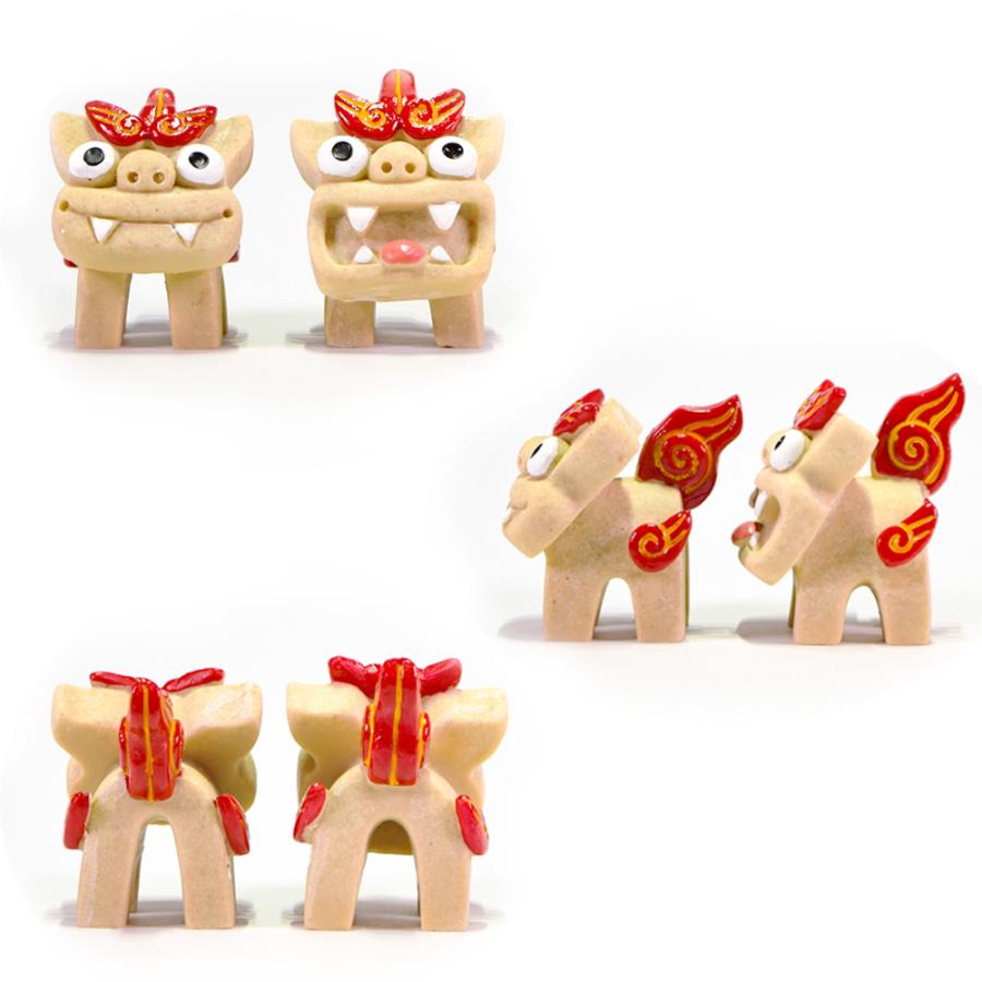 守り神陶器シーサー 獅子 旧家蔵出し、骨董品、縁起物、お守り、風水