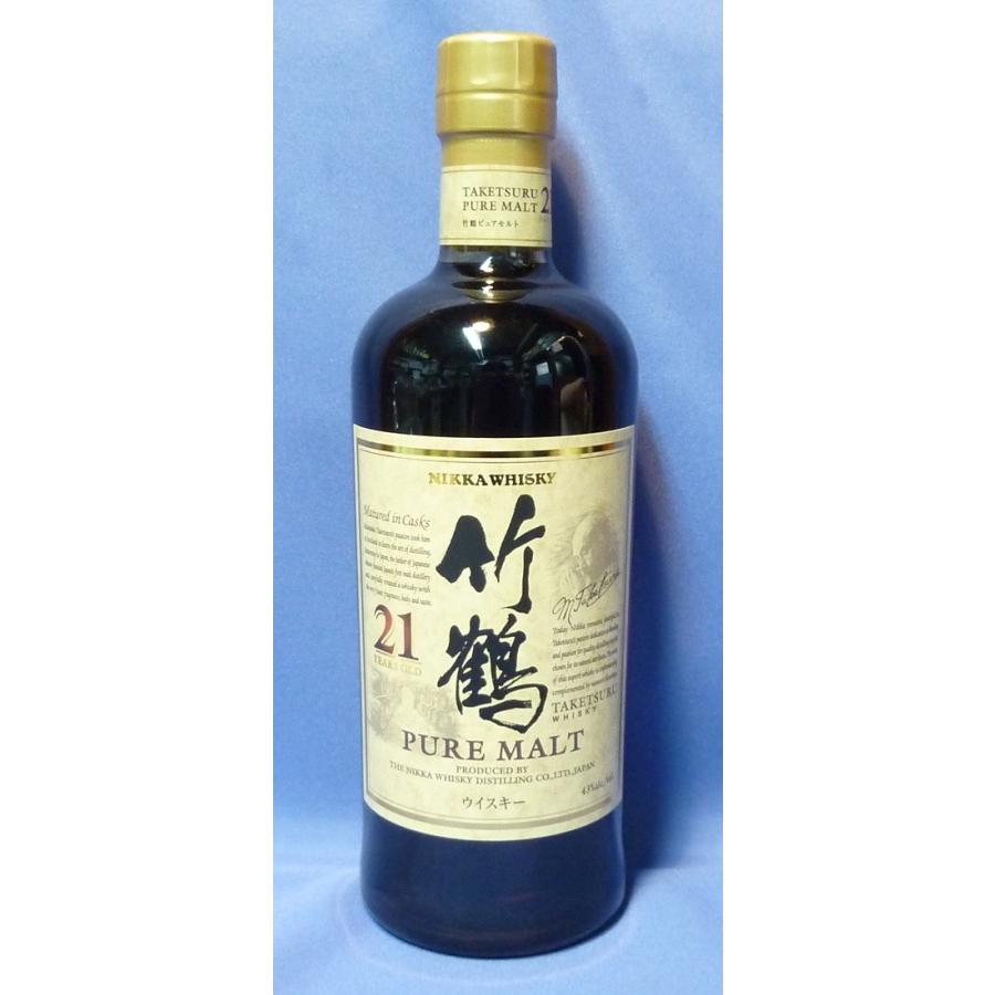 ニッカウイスキー】竹鶴 ピュアモルト 21年 700ml /簡易箱入 : 久慈源