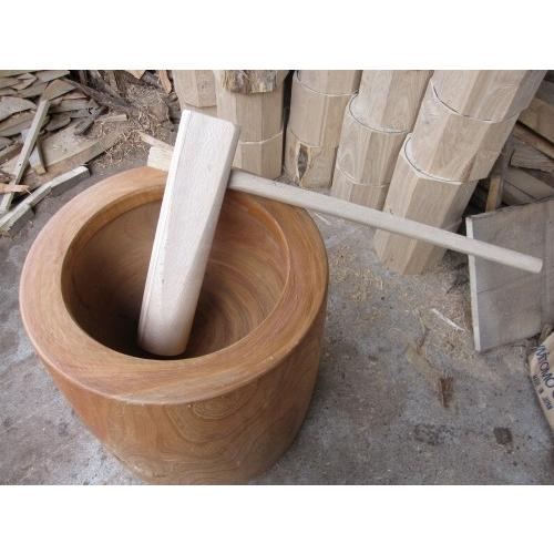 餅つき 臼 4升用 国産高級欅 けやき ケヤキ もちつき ウス うす 杵