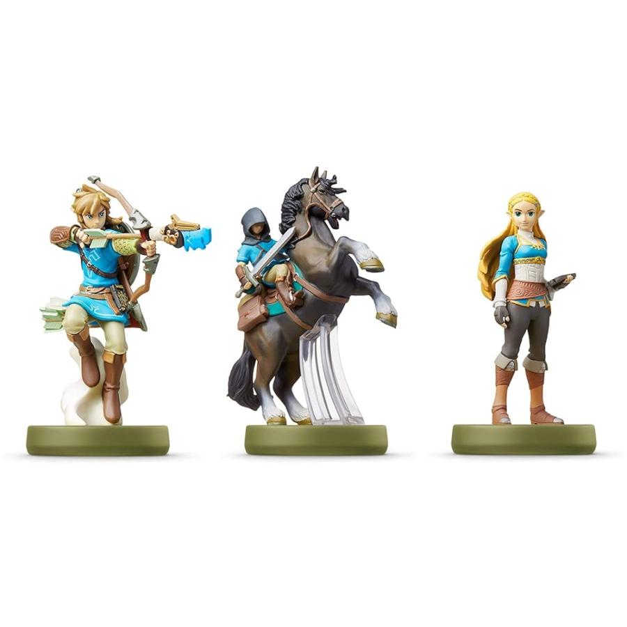 amiibo 3種セット リンク (弓) (騎乗) ゼルダ 【ブレス オブ ザ