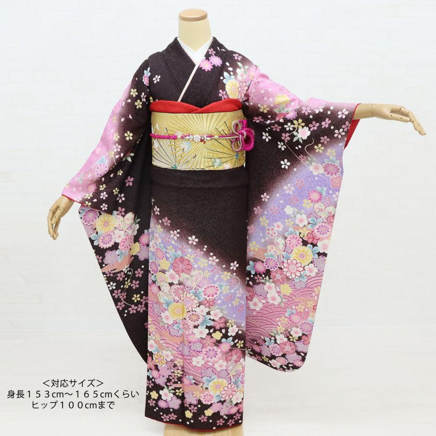 振袖 中古 フルセット 正絹 格安 リサイクル 仕立て上がり 着物 成人式