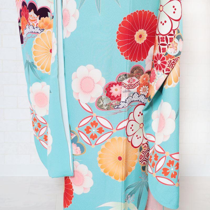 振袖 中古 フルセット リサイクル 正絹 格安 仕立て上がり 着物 成人式