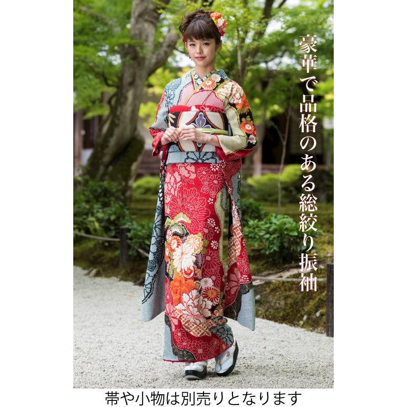 専用 振袖 成人式 総絞り フルセット 正絹 赤 楽天市場】【成人式 振袖