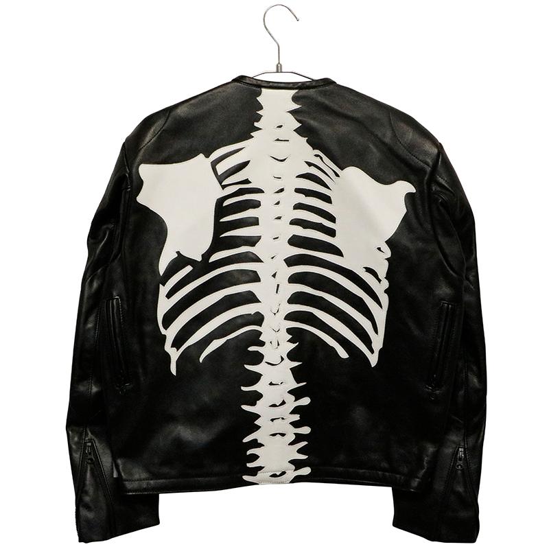 VANSON（バンソン） ボーンスカル レザー ジャケット BONEBLK ばんそん