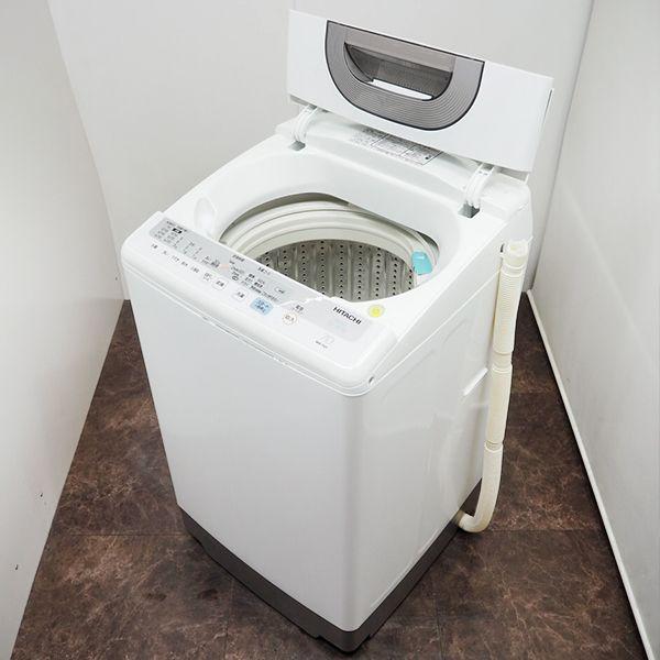 1ヶ月保証/洗濯機/7キロ/7kg/ステンレス槽/ファミリーサイズ/日立