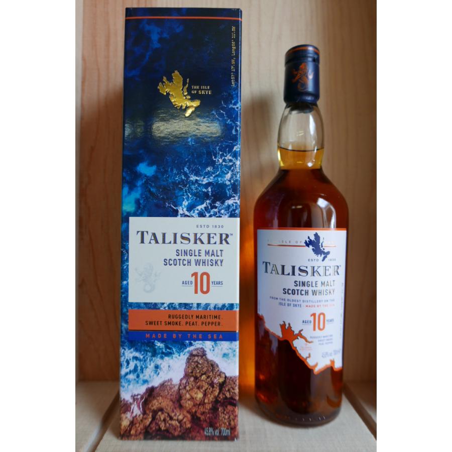 タリスカー 10年 新ラベル（TALISKER TEN YEARS OLD）700ml : 京
