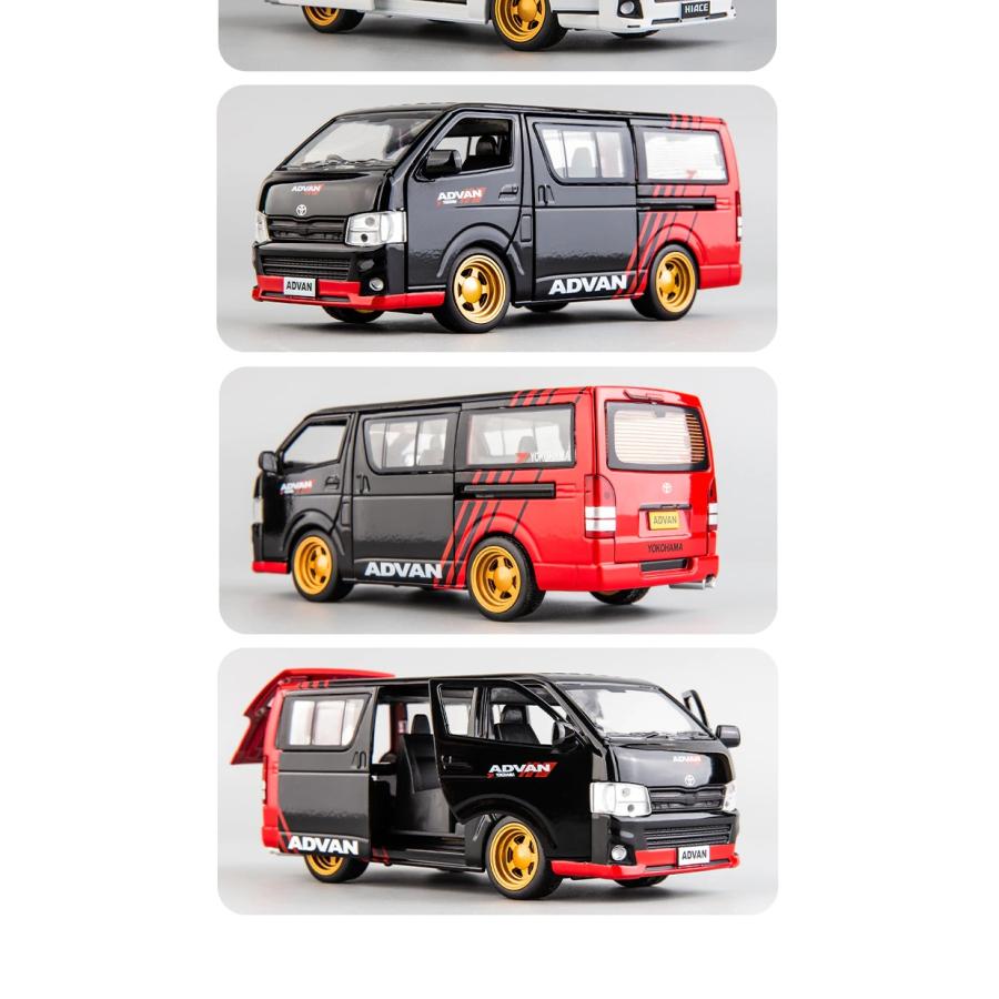 即発送・値下げ可能】MC SUNYORK 1/43 ハイエース 4点セット 即発送