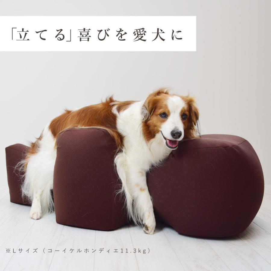 愛犬用ベッド リラクッション M ブラウン 立位保定・介護ベッド ※お